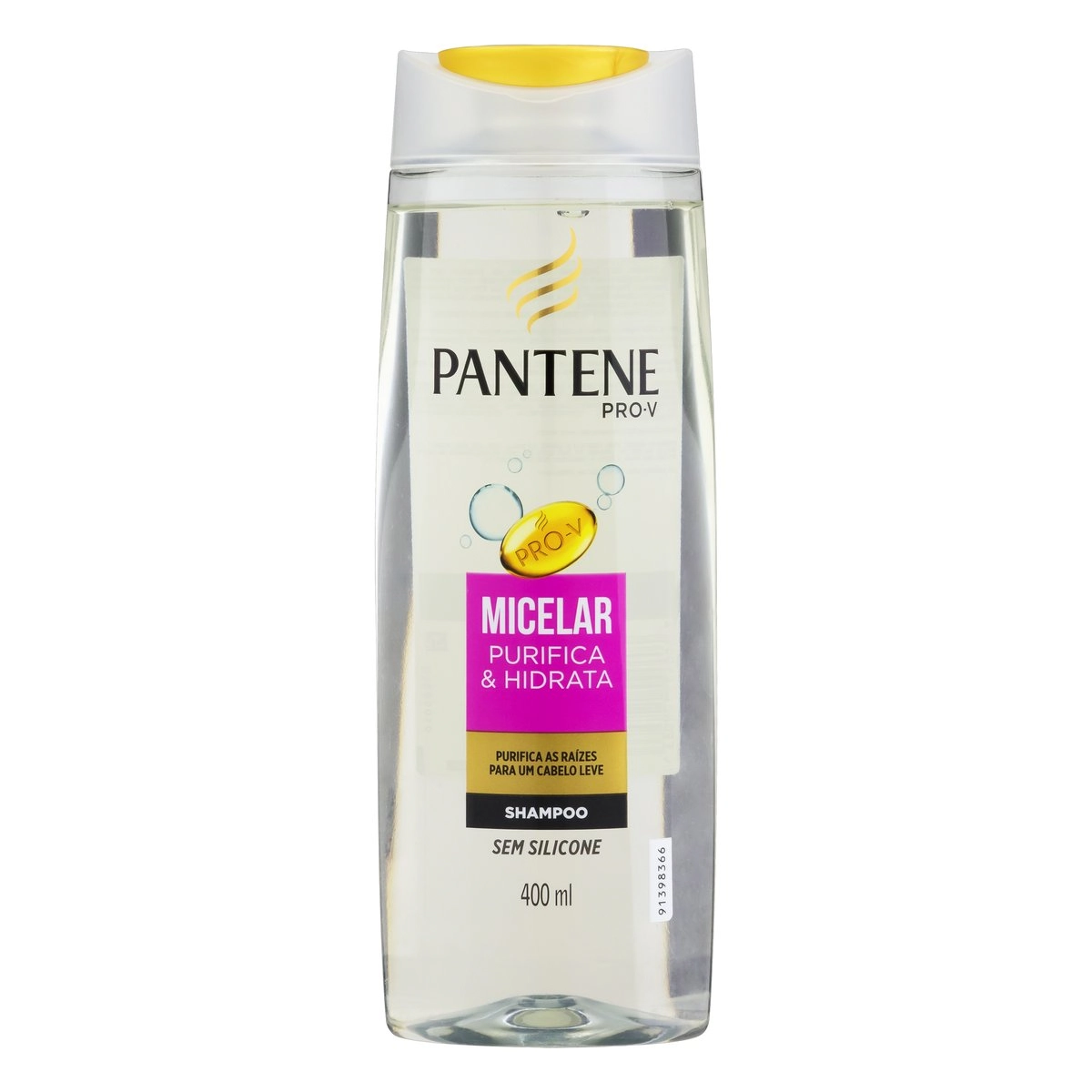 Shampoo Pantene Micelar Purifica Hidrata Frasco 400ml