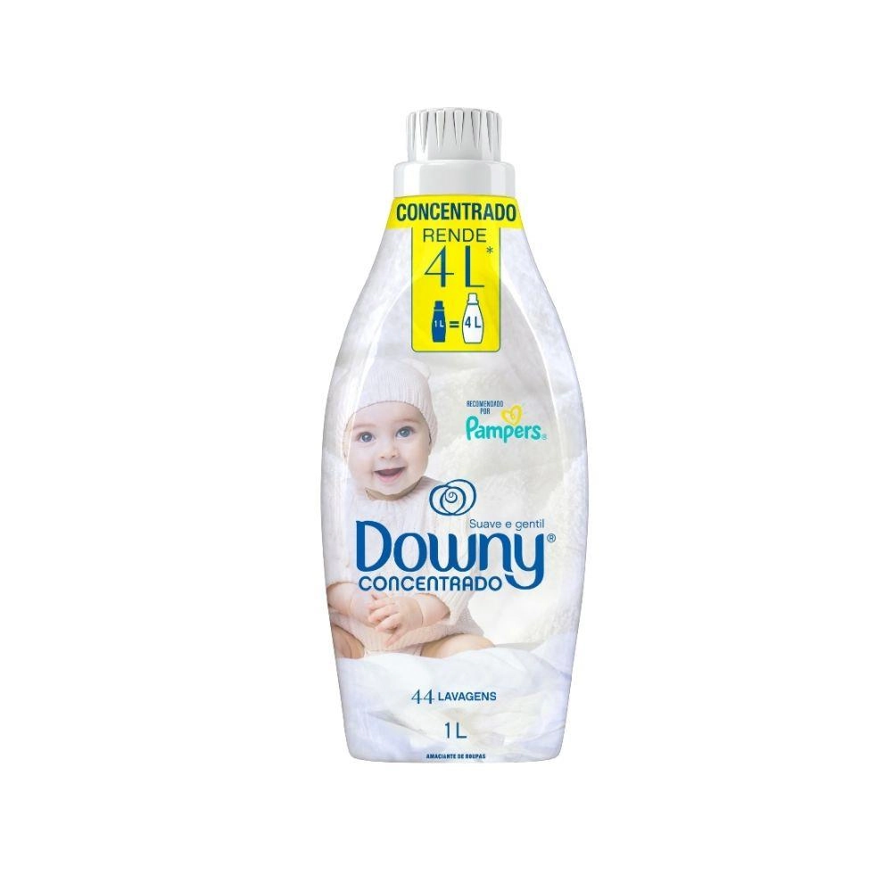 Amaciante De Roupa Concentrado Suave E Gentil Downy Frasco 1l