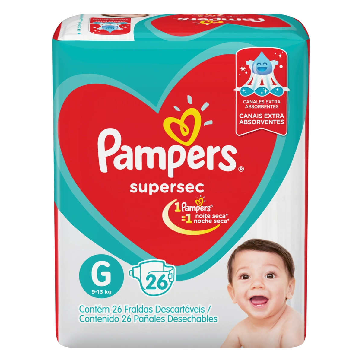 Fralda Pampers S.sec Pctao C/28 Gd