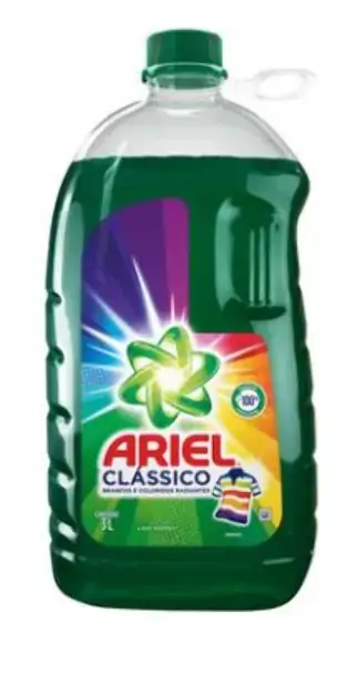 Lava Roupas Líquido Roupas Brancas E Coloridas Ariel Cores Radiantes Galão 3l