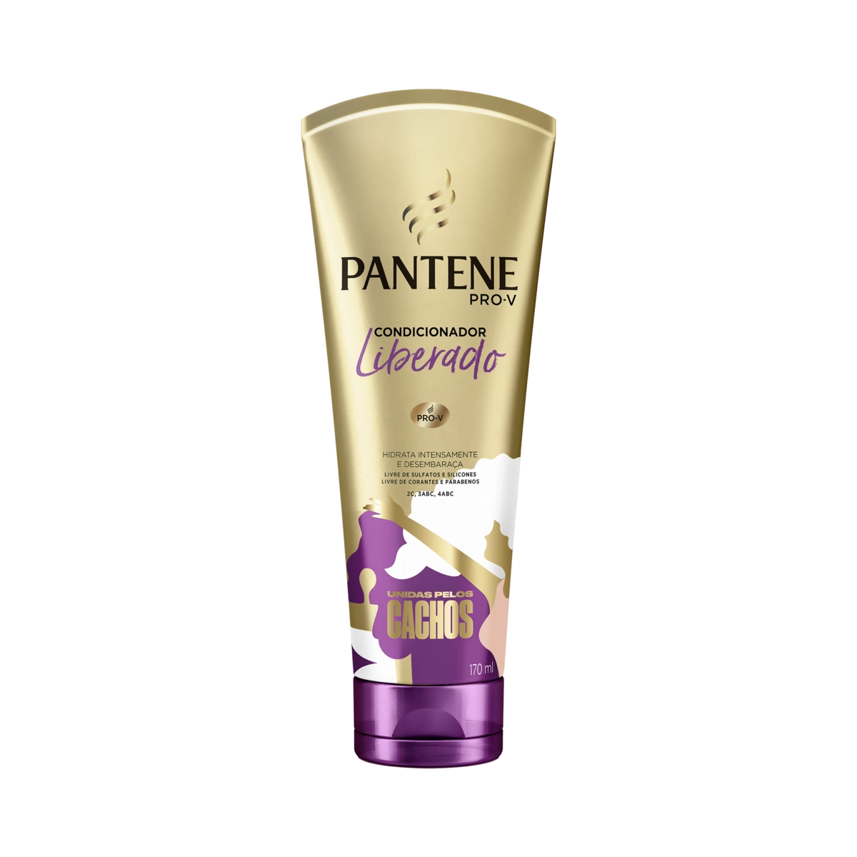 Condicionador Pantene Unidas Pelos Cachos Bisnaga 170ml