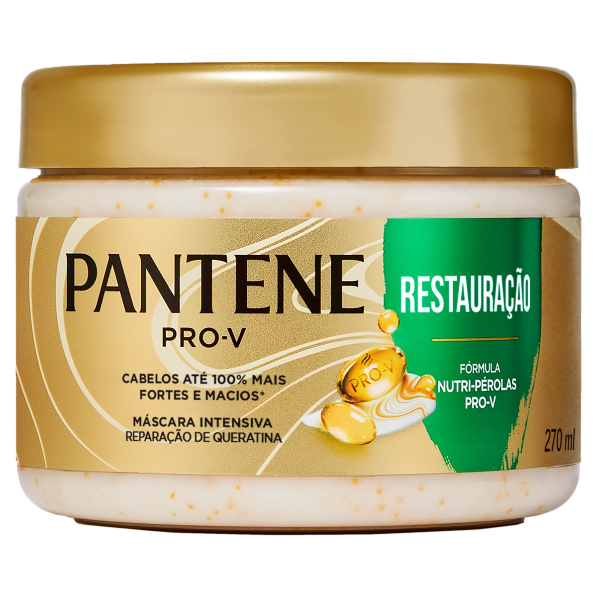 Máscara De Tratamento Pantene Restauração Pote 270ml