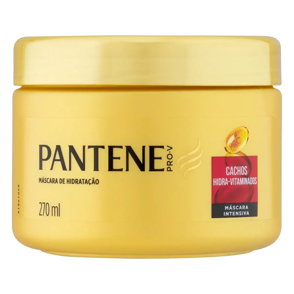 Máscara De Tratamento Pantene Cachos Hidra Vitaminados Pote 270ml