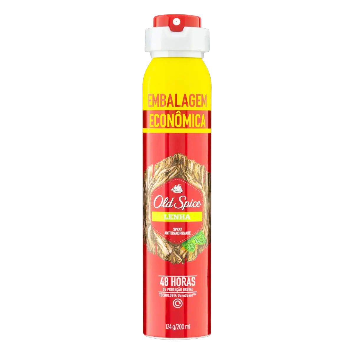 Antitranspirante Lenha Old Spice 200ml Spray Embalagem Econômica