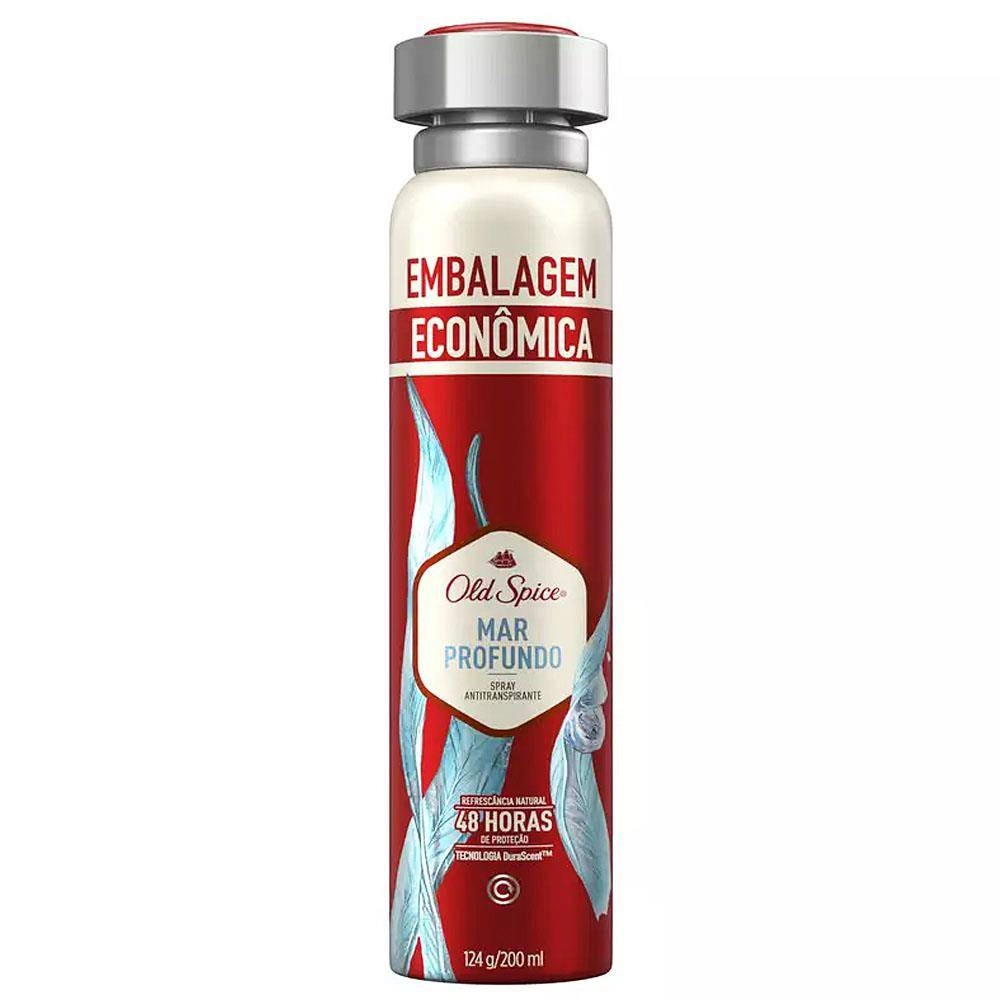 Antitranspirante Aerossol Brisa Do Mar Old Spice 200ml Spray Embalagem Econômica