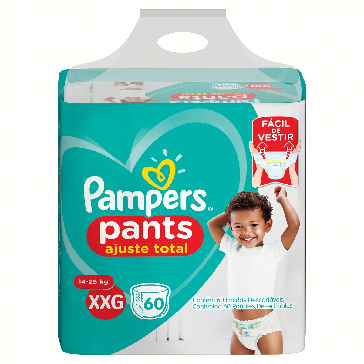 Fralda Pampers Pants Cs Xxg 60pads 80329951 Procter