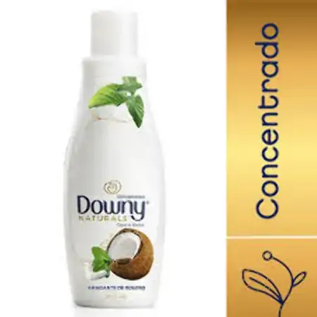 Amaciante De Roupa Concentrado Coco E Menta Downy Naturals Frasco 450ml