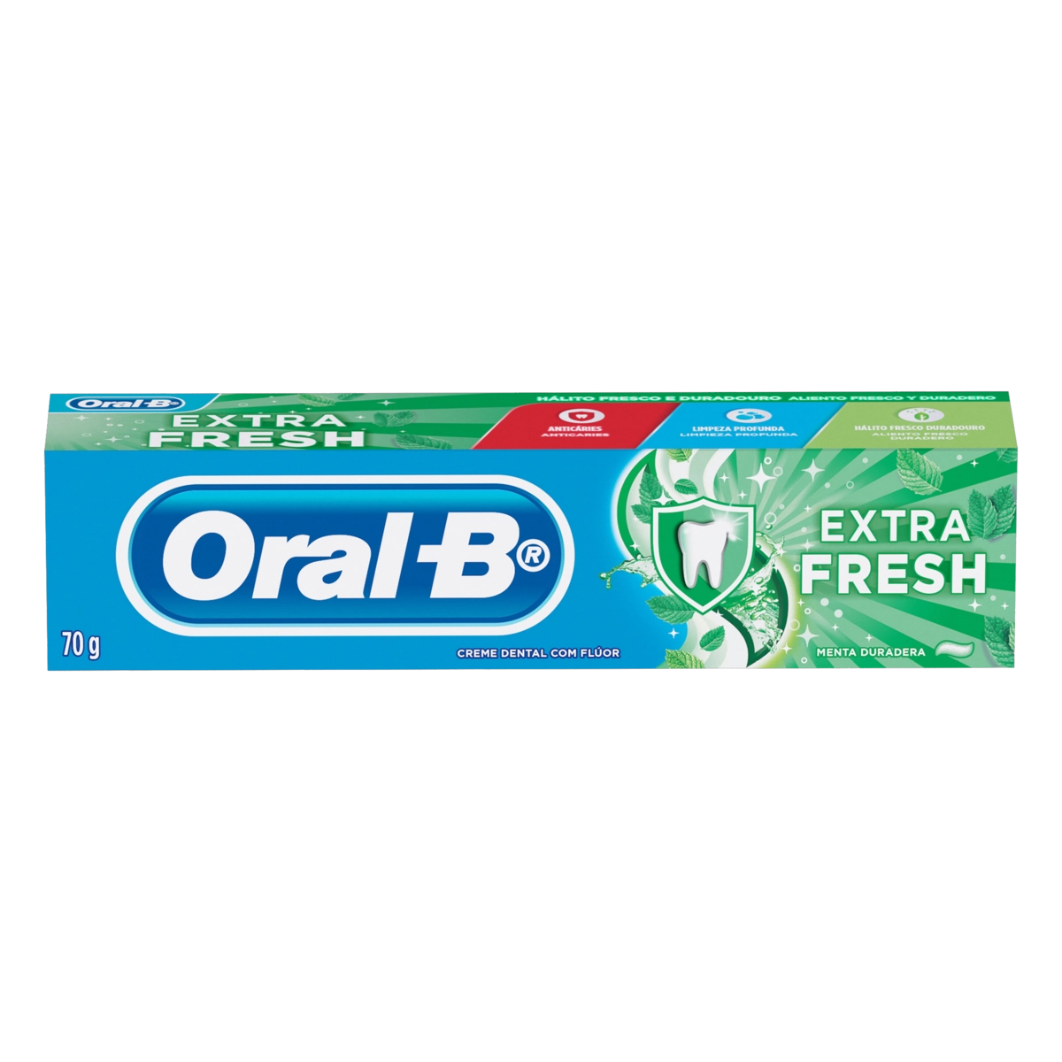 Creme Dental Extra Fresh Oral B Caixa 70g