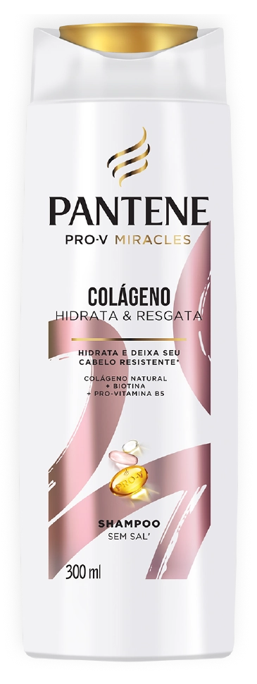 Shampoo Pantene Colágeno Hidrata Resgata Frasco 510ml