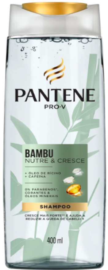 Shampoo Pantene Bambu Nutre Cresce Frasco 400ml