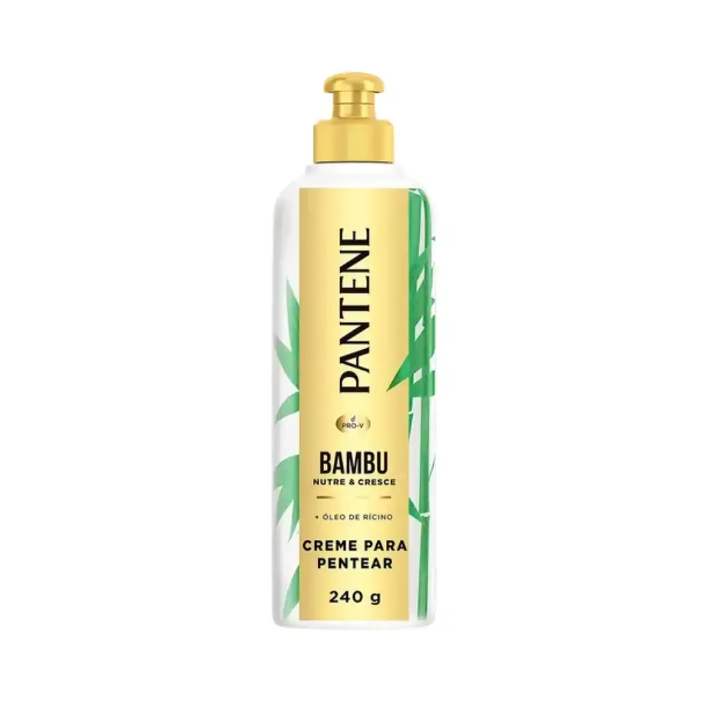 Creme Para Pentear Pantene Bambu Nutre Cresce Frasco 240g