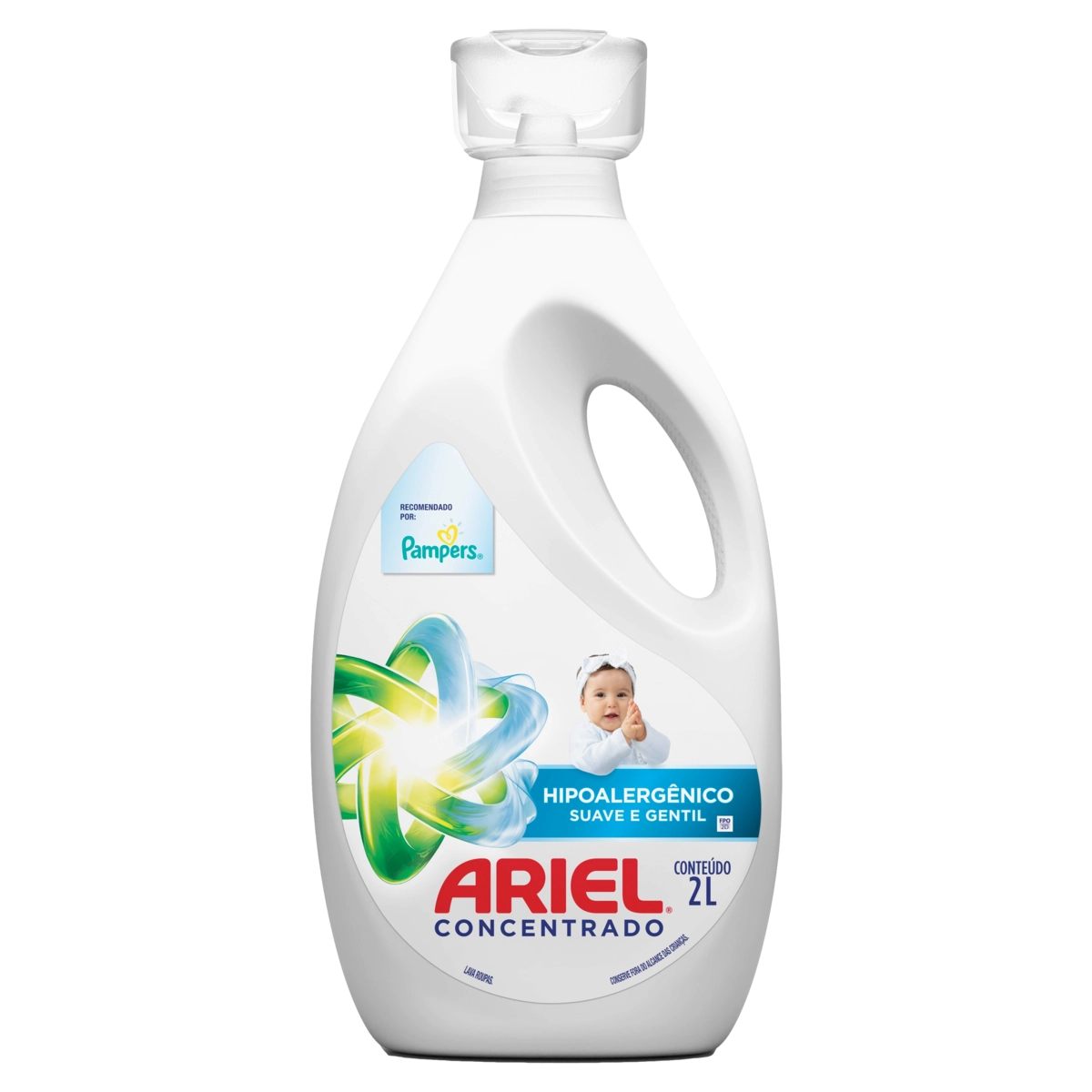 Lava Roupas Líquido Suave E Gentil Ariel Frasco 2l