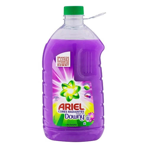 Lava Roupas Líquido Roupas Brancas Ariel Cores Radiantes Toque De Downy Galão 3l