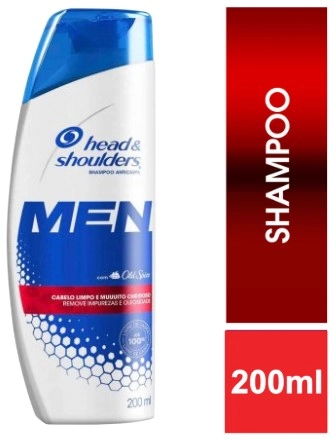 Shampoo Anticaspa Head Shoulders Men Frasco 200ml