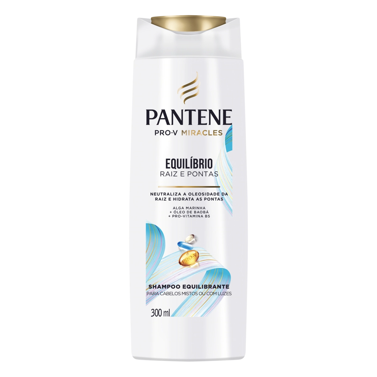 Shampoo Pantene Equilíbrio Raiz E Pontas Frasco 300ml
