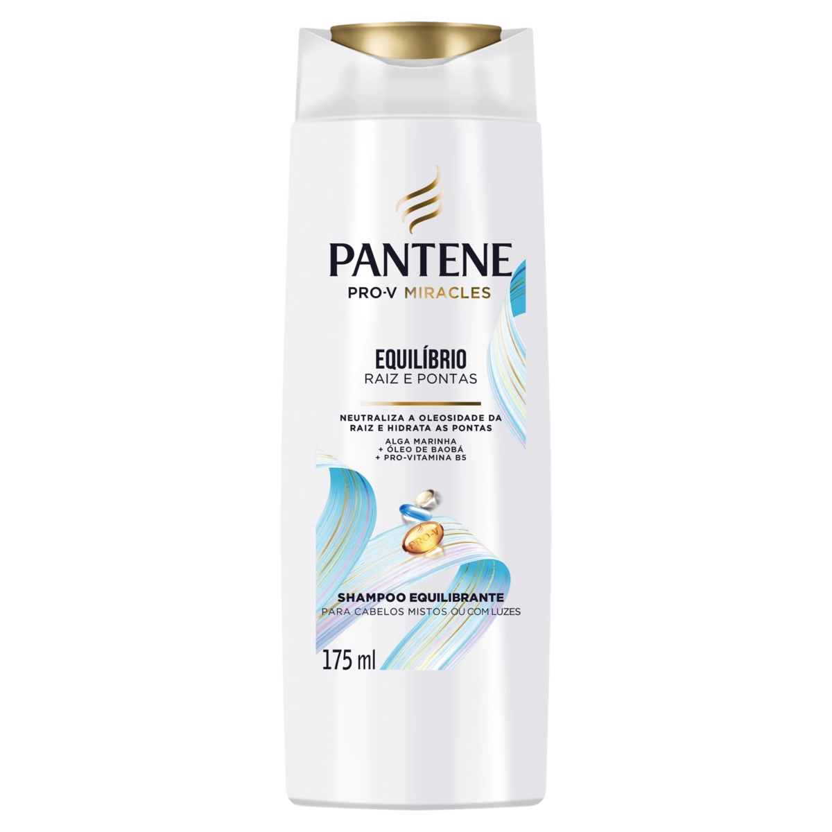 Shampoo Pantene Equilíbrio Raiz E Pontas Frasco 175ml