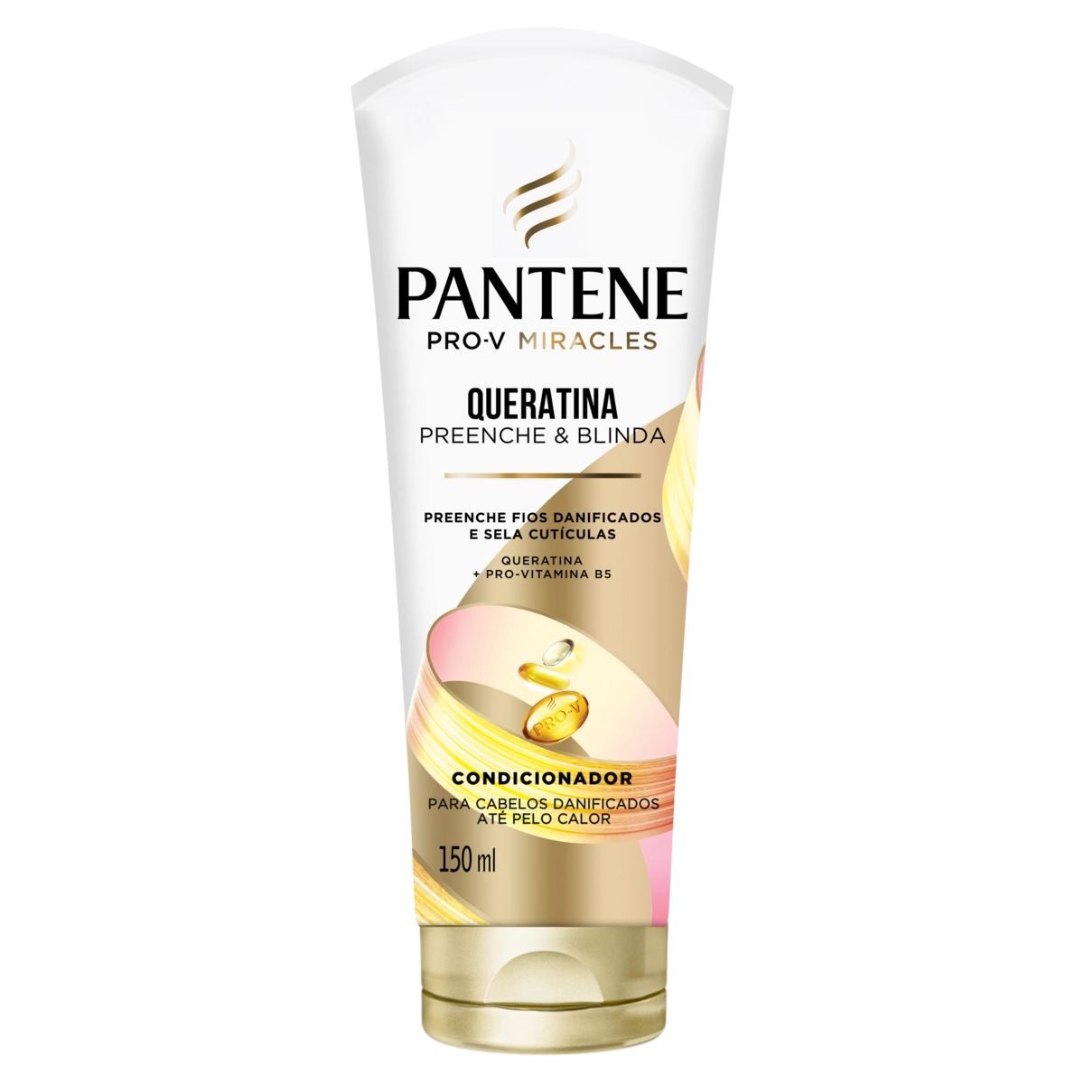 Condicionador Pantene Queratina Preenche Blinda Bisnaga 150ml