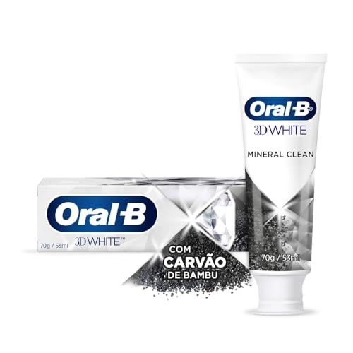 Creme Dental Mineral Clean Oral B 3d White Caixa 70g