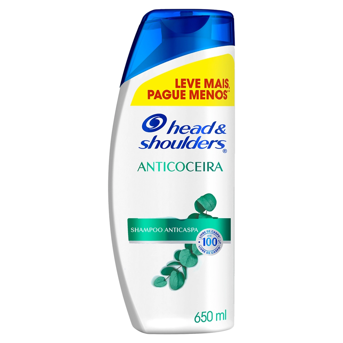 Shampoo Anticaspa Head Shoulders Anticoceira Frasco 650ml Leve Mais Pague Menos
