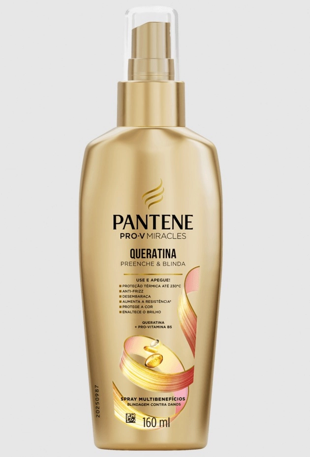 Queratina Pantene Preenche Blinda Frasco 160ml Spray