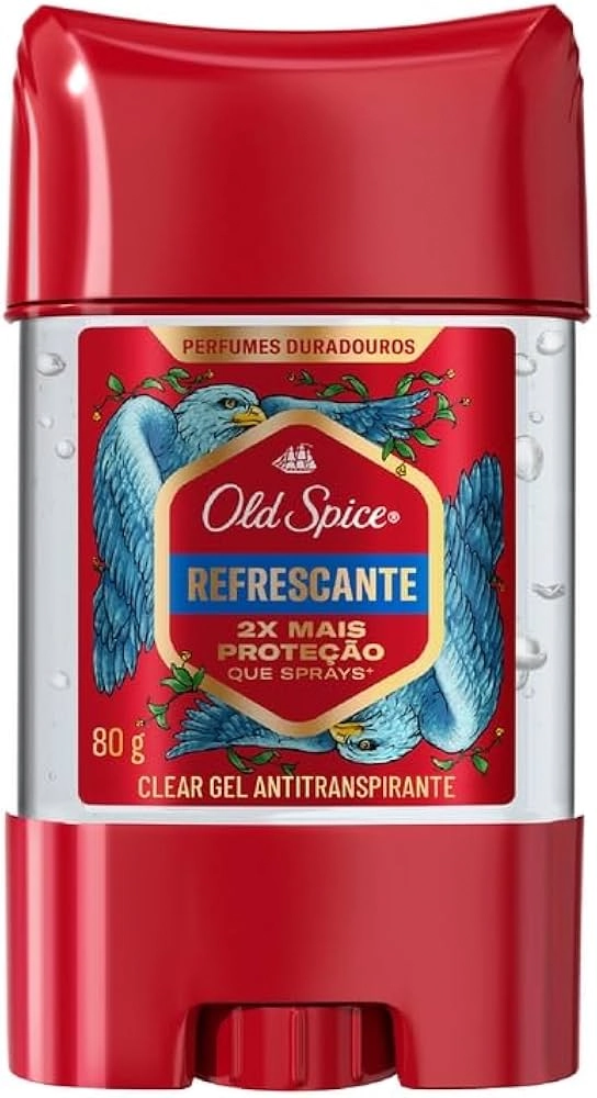 Antitranspirante Clear Gel Refrescante Old Spice 80g