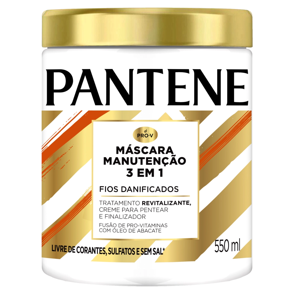 Máscara De Tratamento Pantene Manutenção Pote 550ml