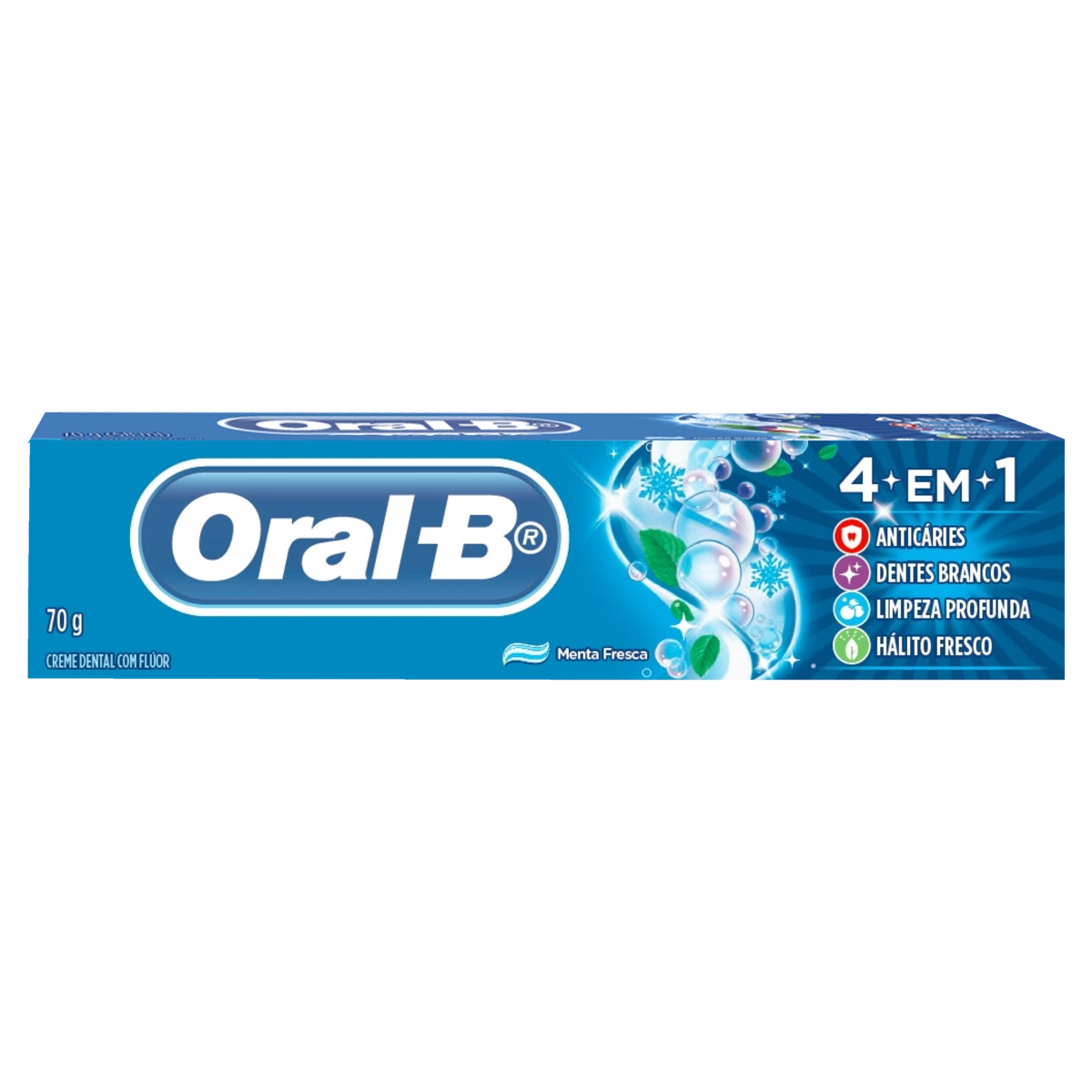 Creme Dental Menta Fresca Oral B Caixa 70g