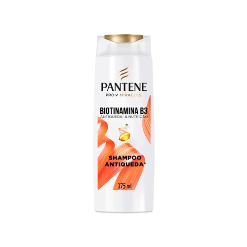 Shampoo Pantene Biotinamina B3 Antiqueda Nutrição Frasco 175ml