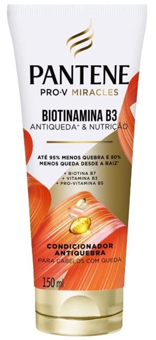 Condicionador Antiquebra Pantene Biotinamina B3 Antiqueda Nutrição Bisnaga 150ml