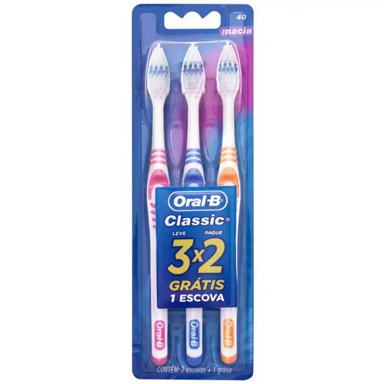 Esc D Oral B Classi 40 L3p2 1x6x3un 3418