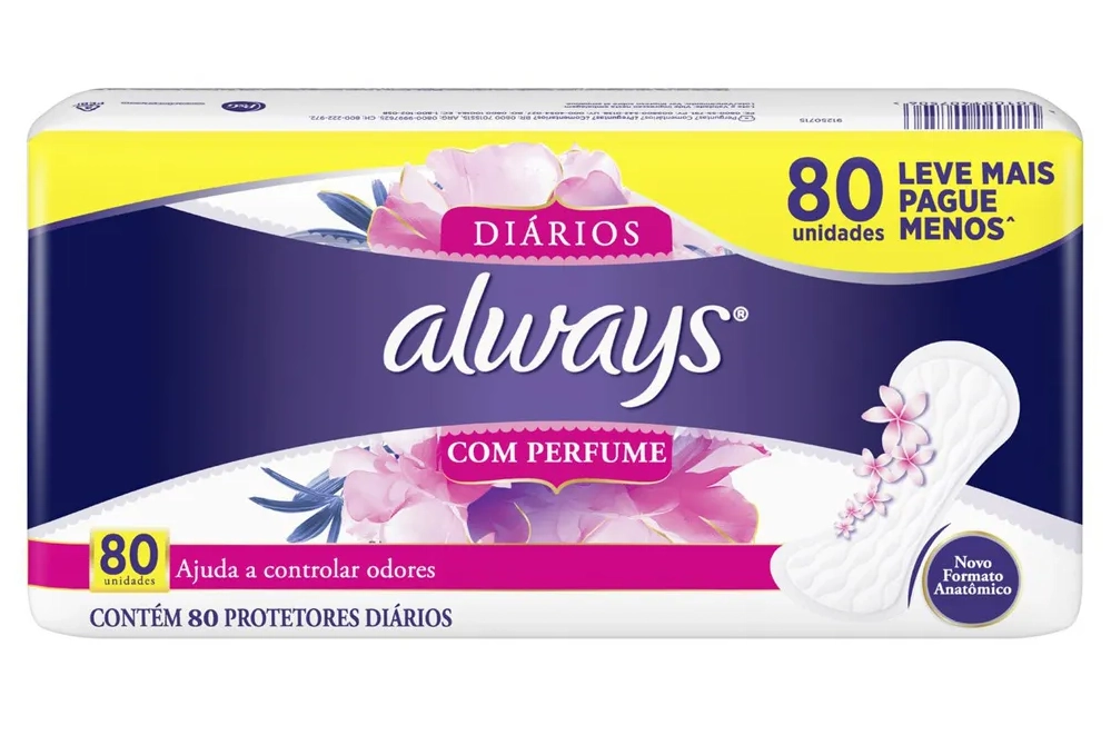 Always Diários Sem Abas 80 Unidades