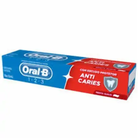 Pack Creme Dental Menta Suave Oral B 1 2 3 Caixa 70g Cada Leve 12 Pague 9 Unidades