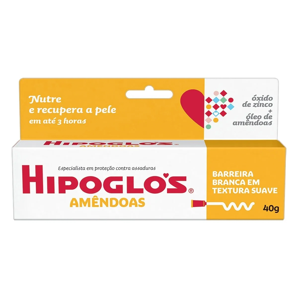 Creme Preventivo De Assaduras Amêndoas Hipoglós Caixa 40g