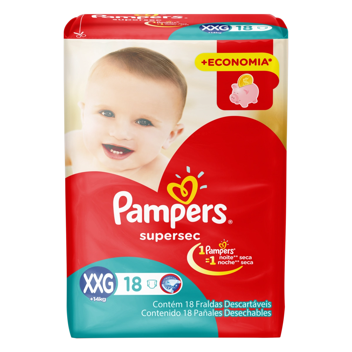 Fr.pampers S.sec Econ.xxg 8x18und