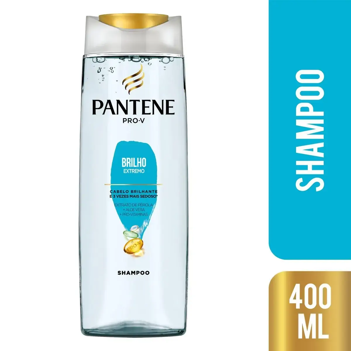 Shampoo Pantene Brilho Extremo Frasco 400ml