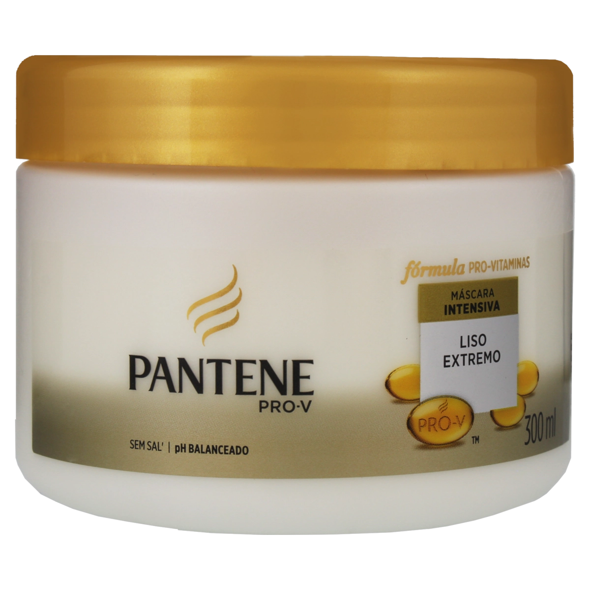 Máscara Pantene Liso Extremo Pote 300ml