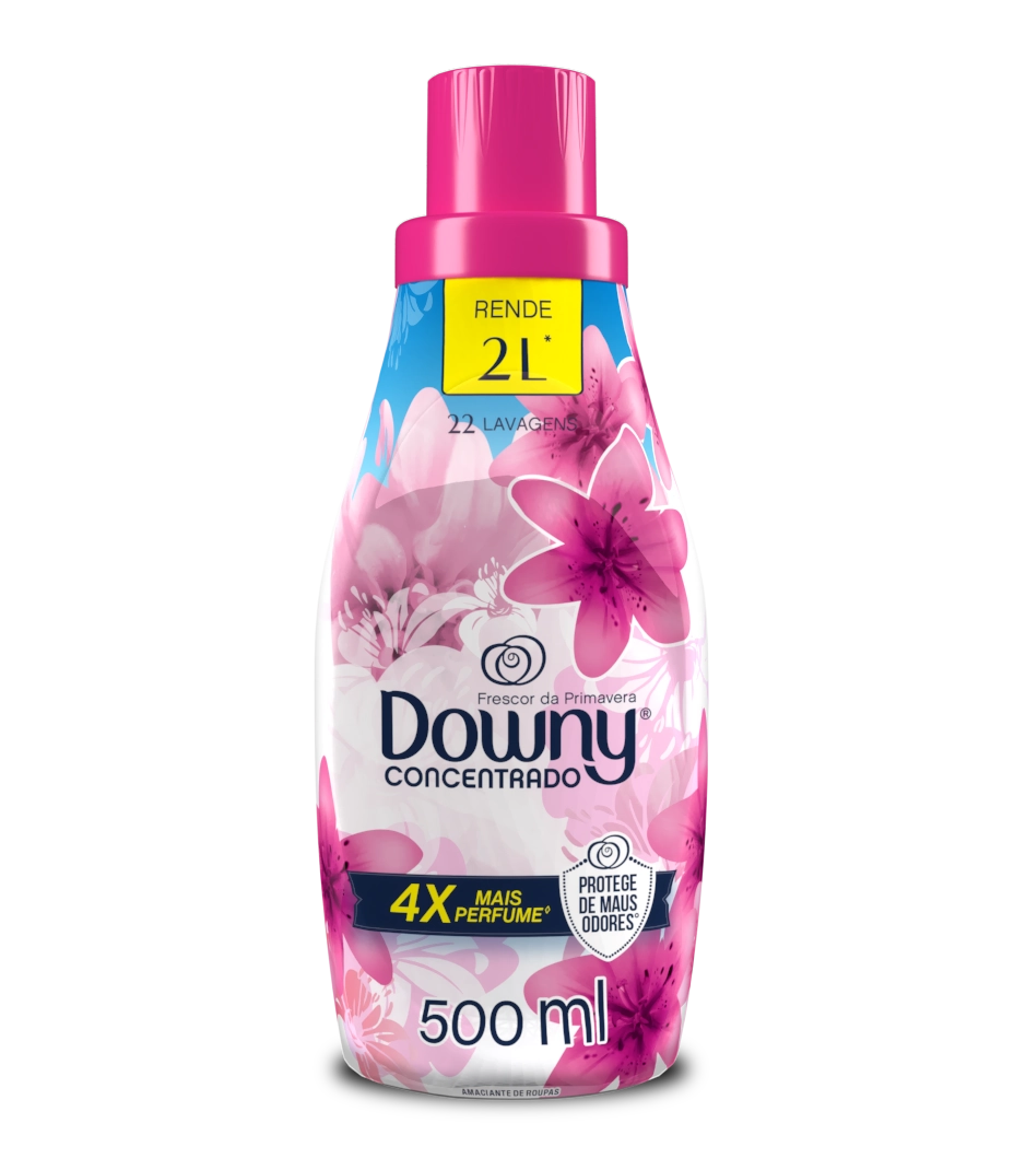 Amaciante De Roupa Concentrado Frescor Da Primavera Downy Frasco 500ml