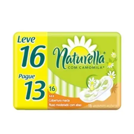 Absorvente Naturella Normal C/abas L16p13