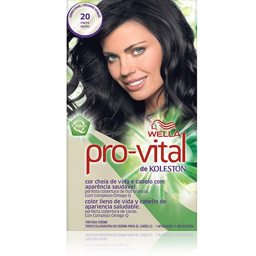 Coloração Kit N 20 Preto Pro Vital Koleston