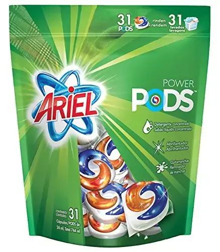 Líquido Ariel Power Pods 31 Unidades 744 Ml