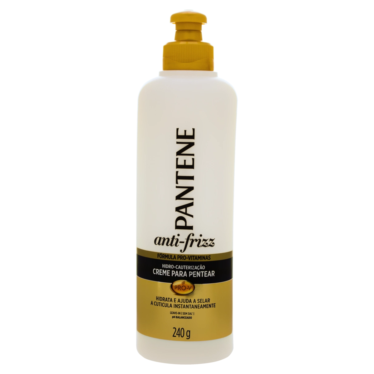 Creme Para Pentear Antifrizz Pantene Hidro Cauterização Frasco 240g