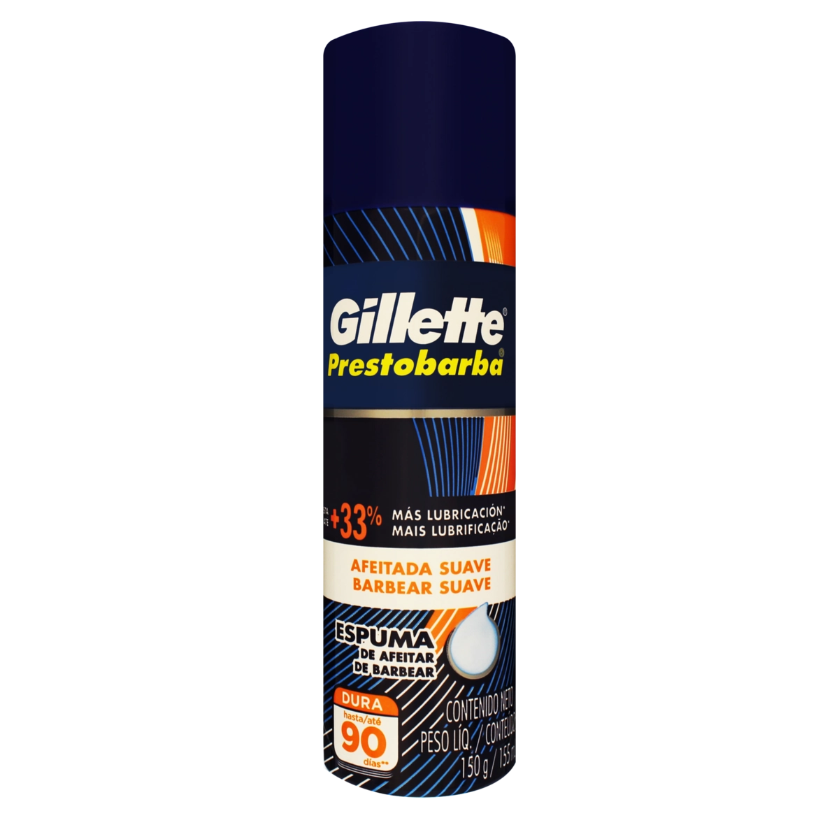 Espuma De Barbear Suave Gillette Prestobarba Frasco 155ml