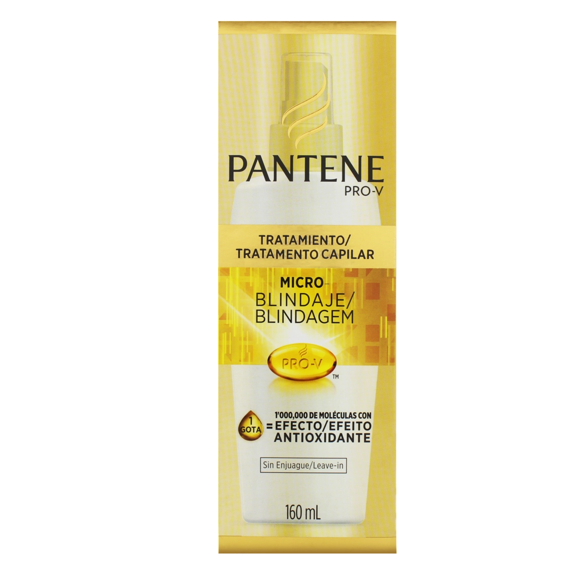 Spray De Tratamento Pantene Micro Blindagem Caixa 160ml