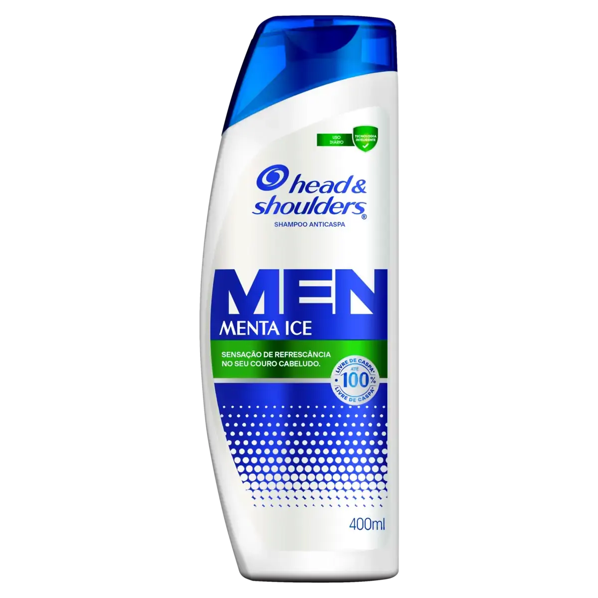 Shampoo Anticaspa Menta Ice Head Shoulders Men Frasco 400ml