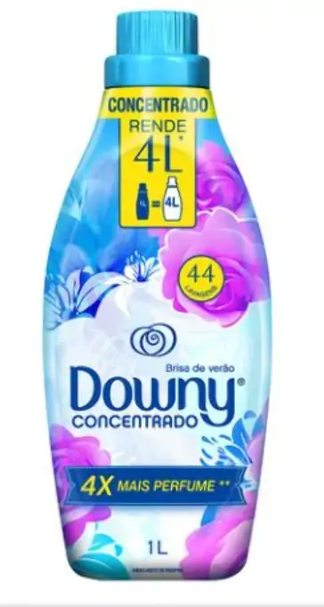 Amaciante De Roupa Concentrado Brisa De Verão Downy Frasco 1l