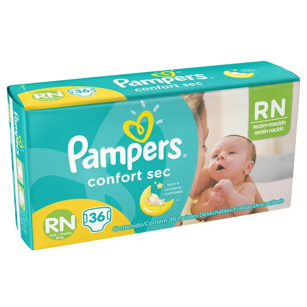 Fralda Pampers Rn C/40 Confort Novo