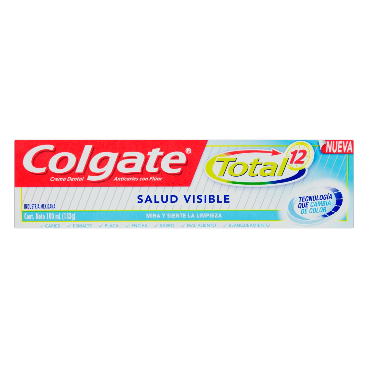 Creme Dental Colgate Total 12 Saúde Visível Caixa 133g