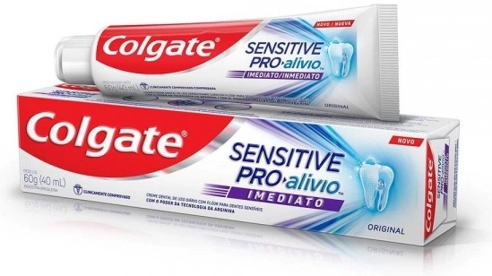 Creme Dental Original Colgate Sensitive Pro Alívio Imediato Caixa 60g