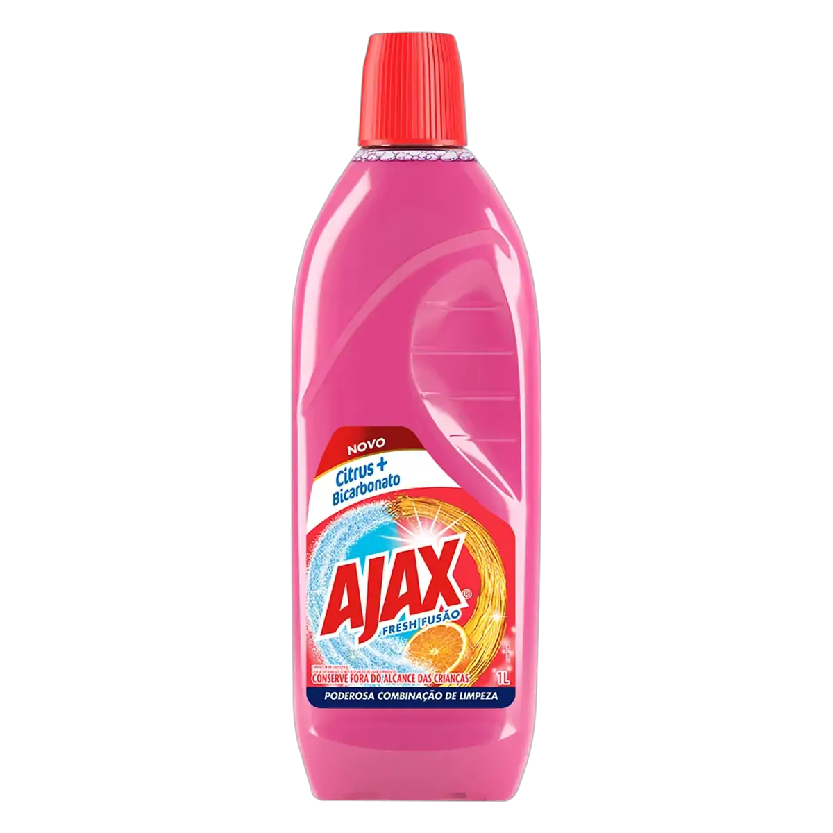 Limpador Uso Geral Citrus E Bicarbonato Ajax Fresh Fusão Frasco 1l