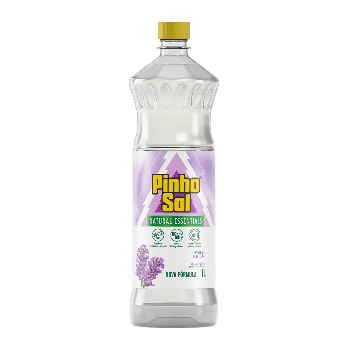 Desinfetante Uso Geral Lavanda E Melaleuca Pinho Sol Natural Essentials Frasco 1l